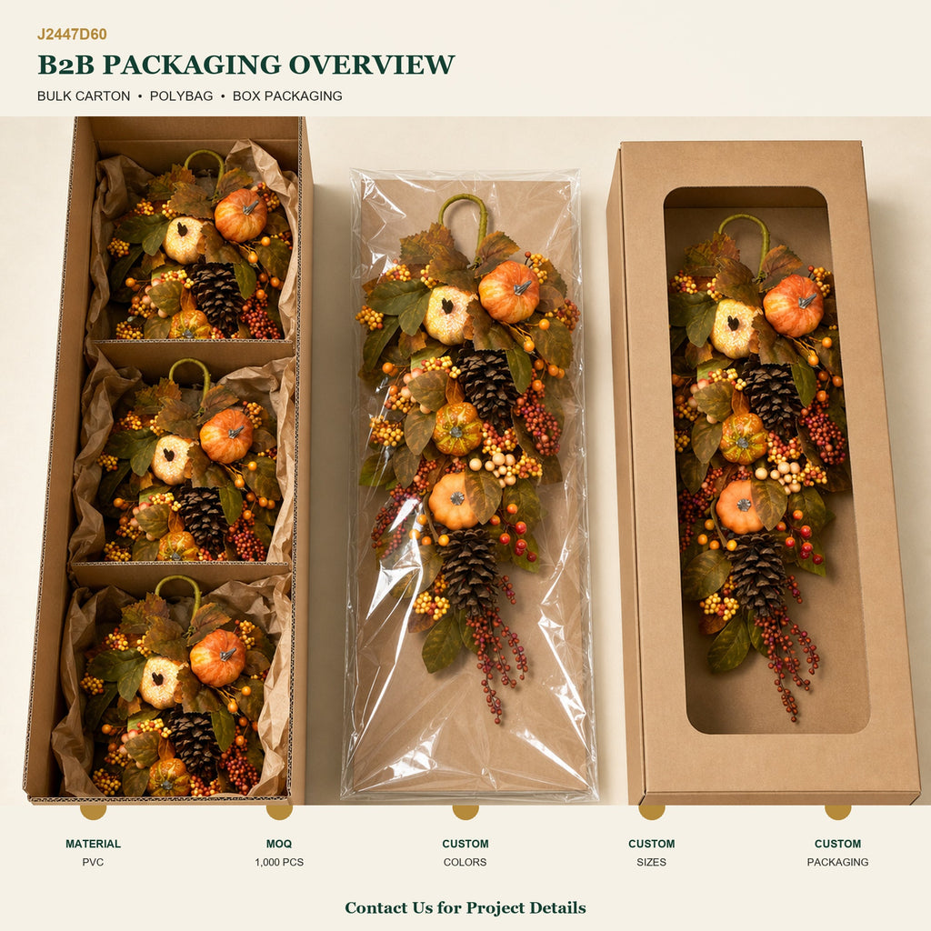J2447D60 image 4 - Autumn Harvest Door Swag