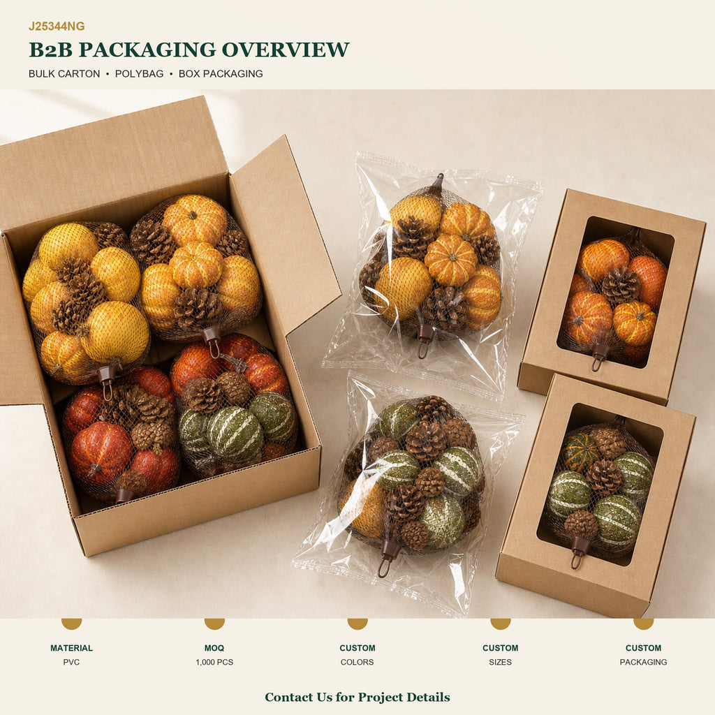 J25344NG image 4 - Autumn Decorative Ornament Set