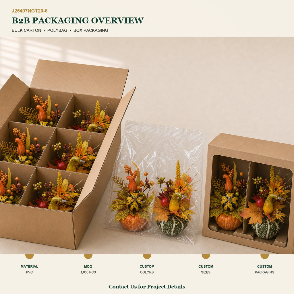 J25407NGT20-6 image 4 - Autumn Tabletop Arrangement