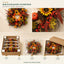 J25411W55 image 4 - Autumn Harvest Wreath