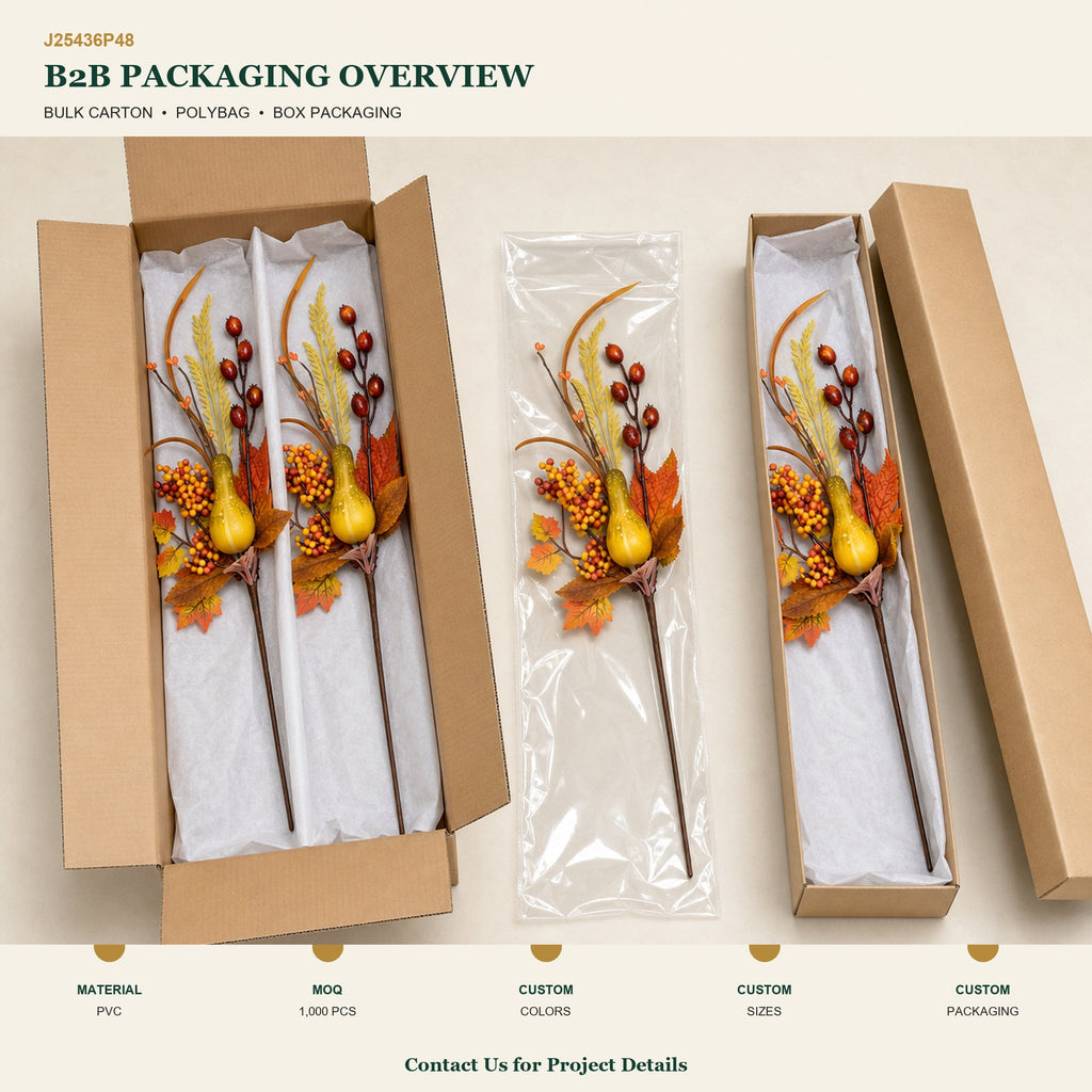 J25436P48 image 4 - Artificial Autumn Decorative Pick