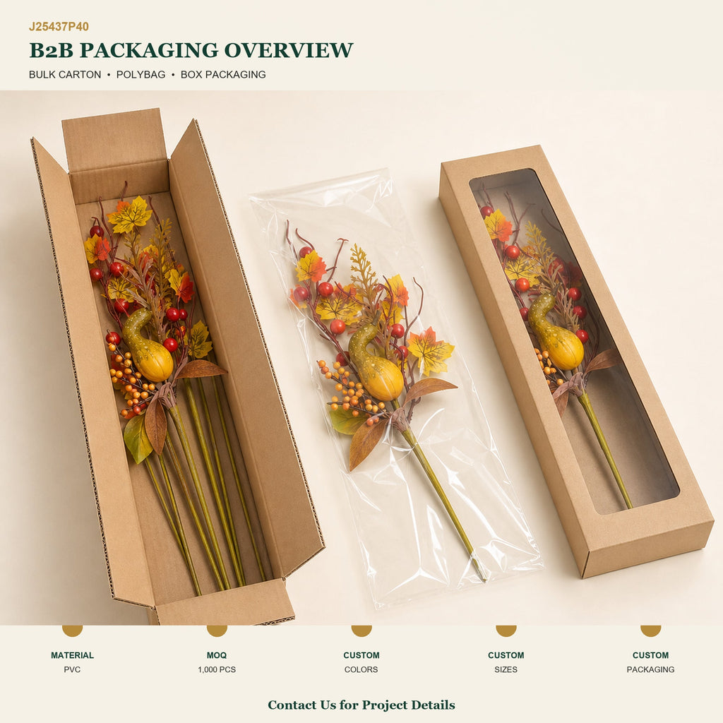 J25437P40 image 4 - Artificial Autumn Decorative Pick