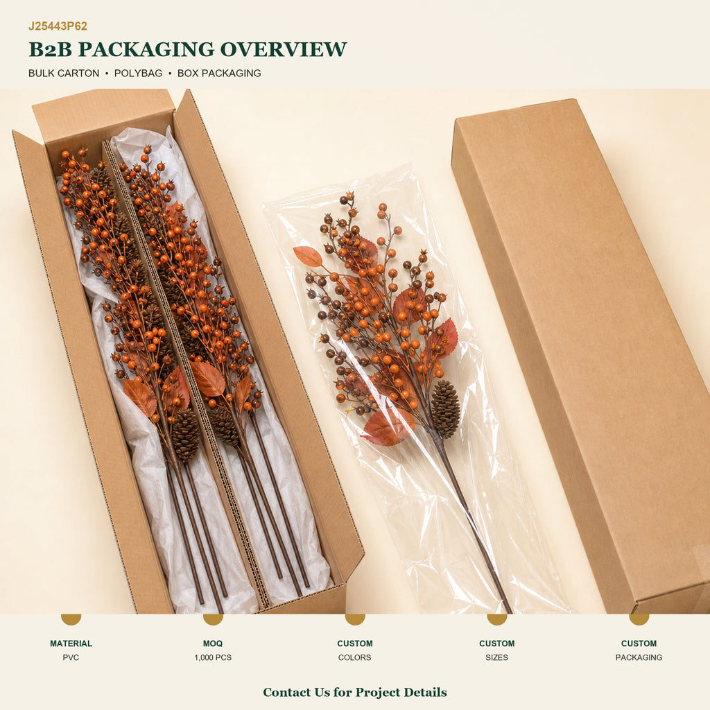 J25443P62 image 4 - Artificial Autumn Decorative Pick