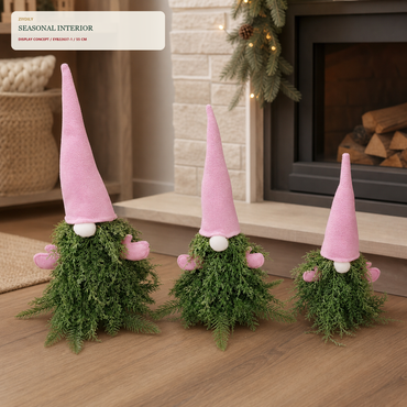 EYB22637 Christmas gnome fireplace and hearth application