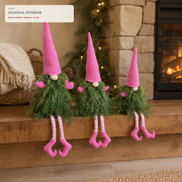 EYB22649 Christmas gnome fireplace and hearth application