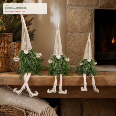 EYB22651 Christmas gnome fireplace and hearth application