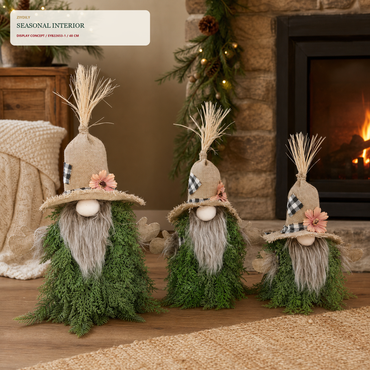EYB22653 Christmas gnome fireplace and hearth application