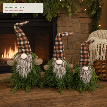 EYB22655 Christmas gnome fireplace and hearth application