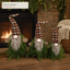 PVC and Textile Christmas Gnome Figures - 48 cm / 42 cm / 30 cm