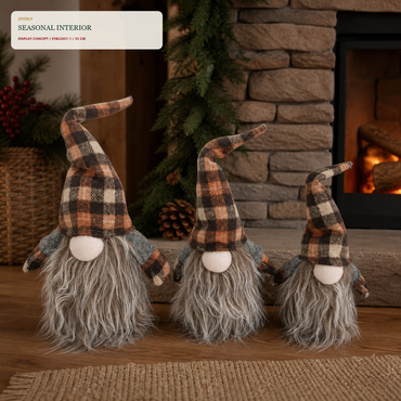 EYB22657 Christmas gnome fireplace and hearth application