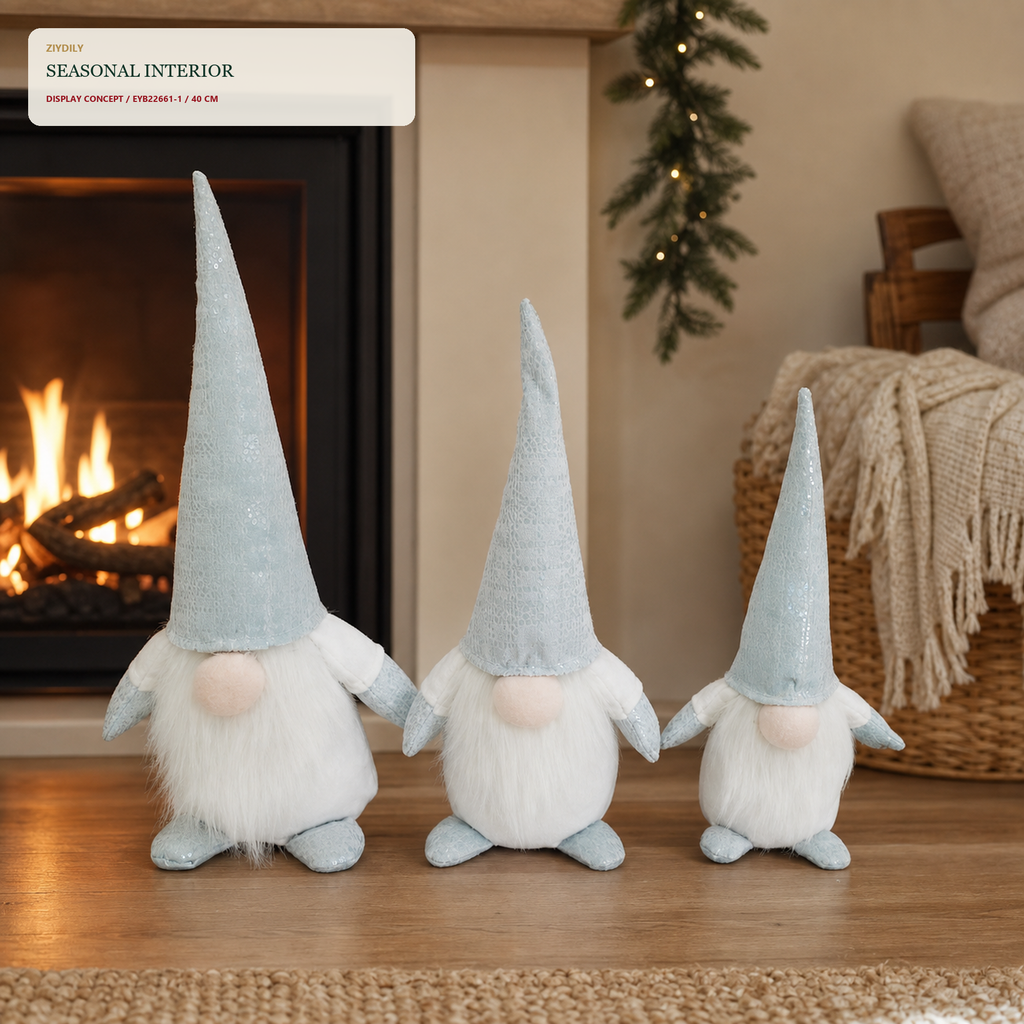 EYB22661 Christmas gnome fireplace and hearth application