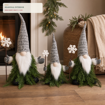 EYB22717 Christmas gnome fireplace and hearth application