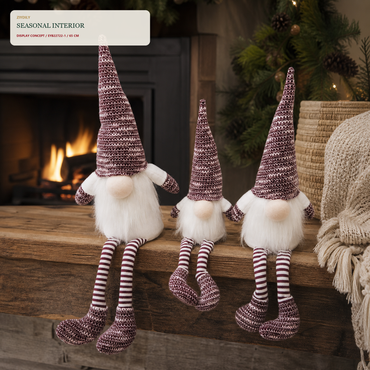 EYB22722 Christmas gnome fireplace and hearth application
