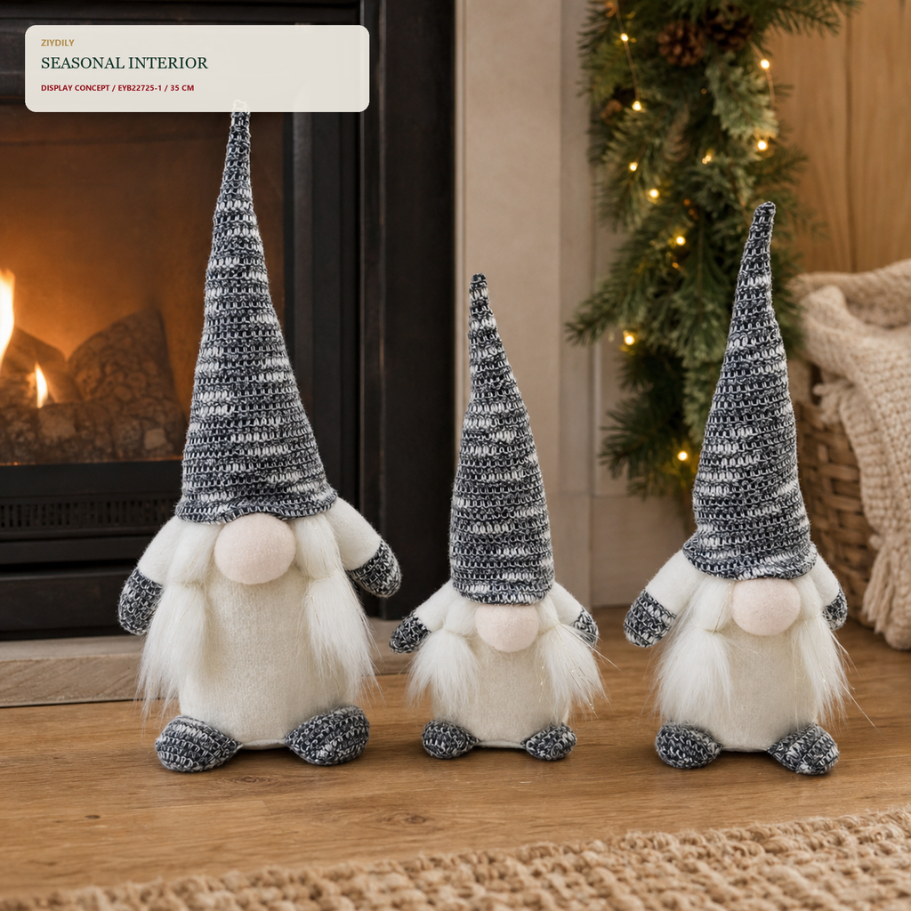 EYB22725 Christmas gnome fireplace and hearth application