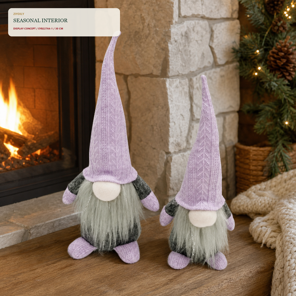 EYB22764 Christmas gnome fireplace and hearth application
