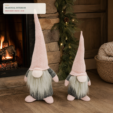 EYB22765 Christmas gnome fireplace and hearth application