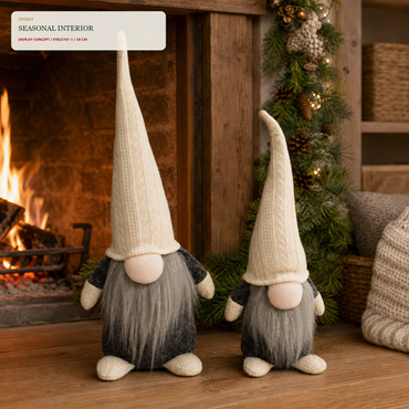 EYB22767 Christmas gnome fireplace and hearth application