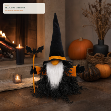 EYB22940 Halloween gnome fireplace and hearth application