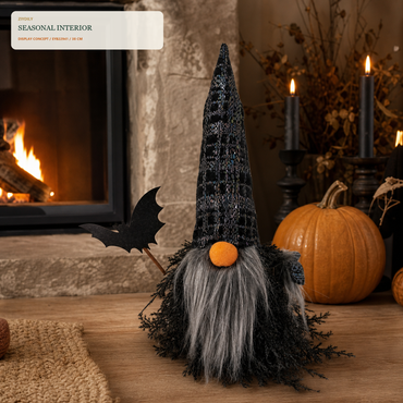 EYB22941 Halloween gnome fireplace and hearth application