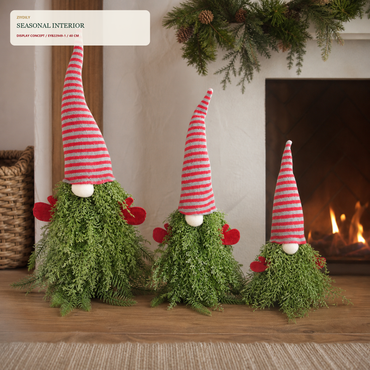 EYB22949 Christmas gnome fireplace and hearth application