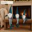 PVC and Textile Christmas Gnome Figures - 56 cm / 46 cm / 40 cm