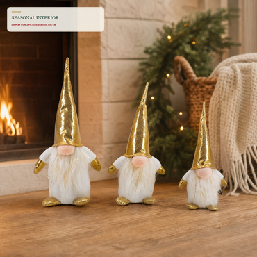 J24303A3 Christmas gnome fireplace and hearth application