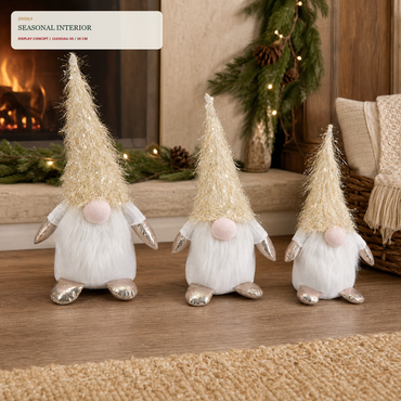 J24303A4 Christmas gnome fireplace and hearth application