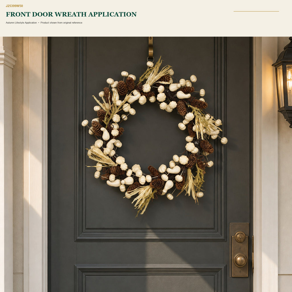 J25399W50 image 5 - Autumn Harvest Wreath