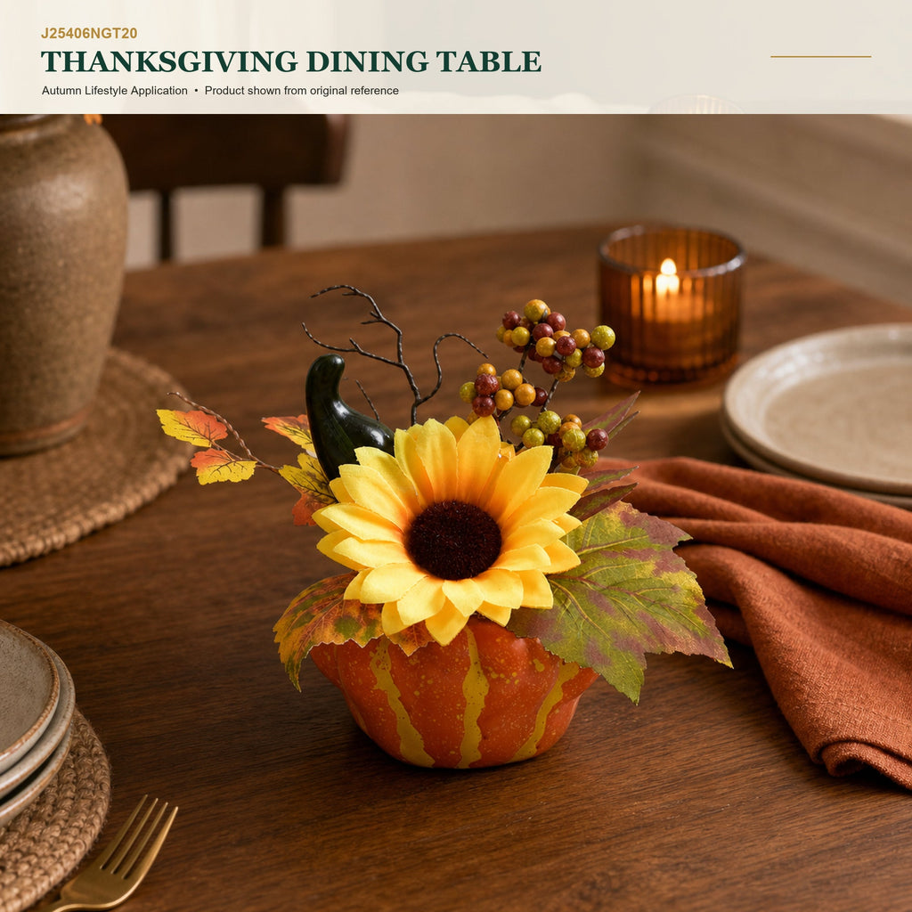 J25406NGT20 image 5 - Autumn Tabletop Arrangement