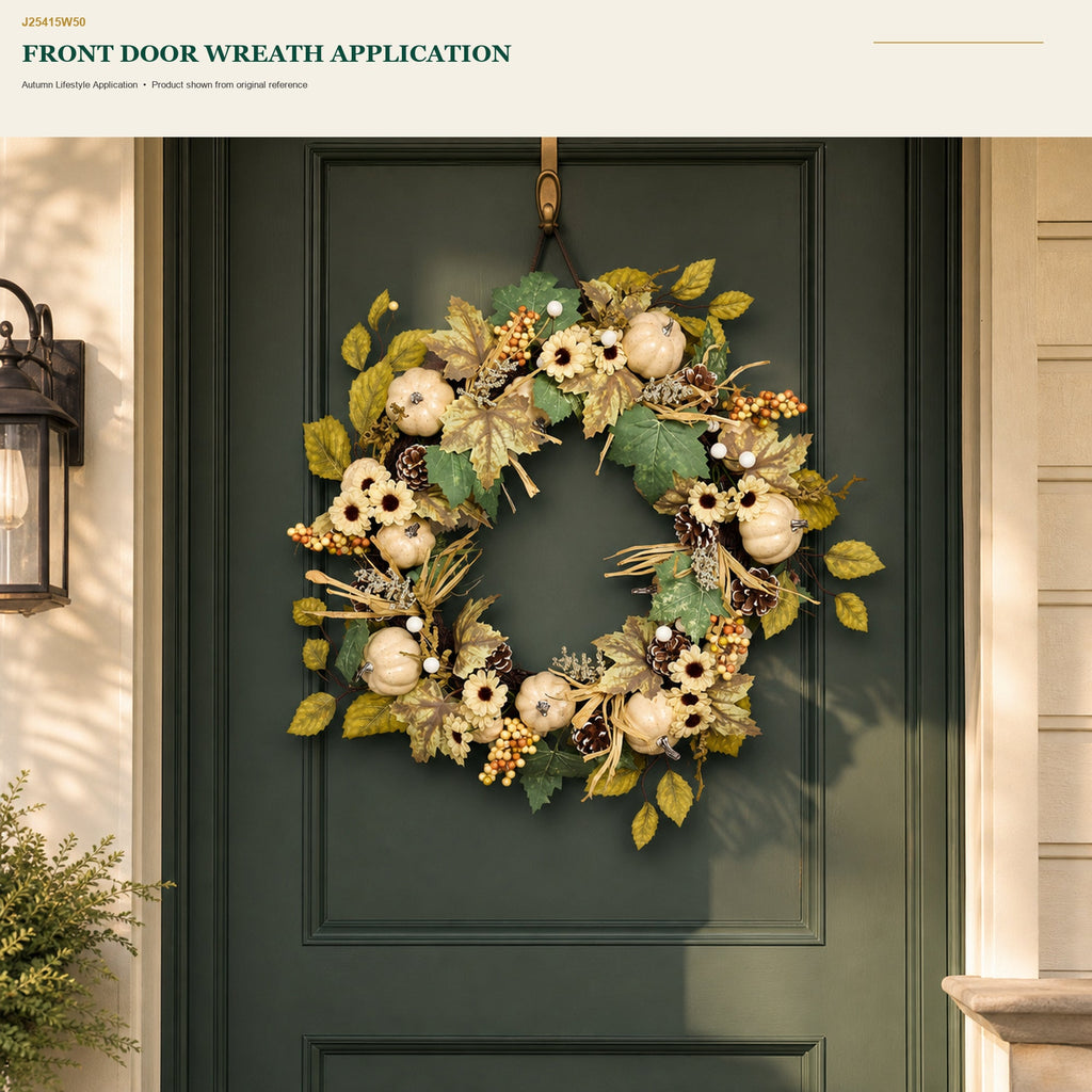 J25415W50 image 5 - Autumn Harvest Wreath