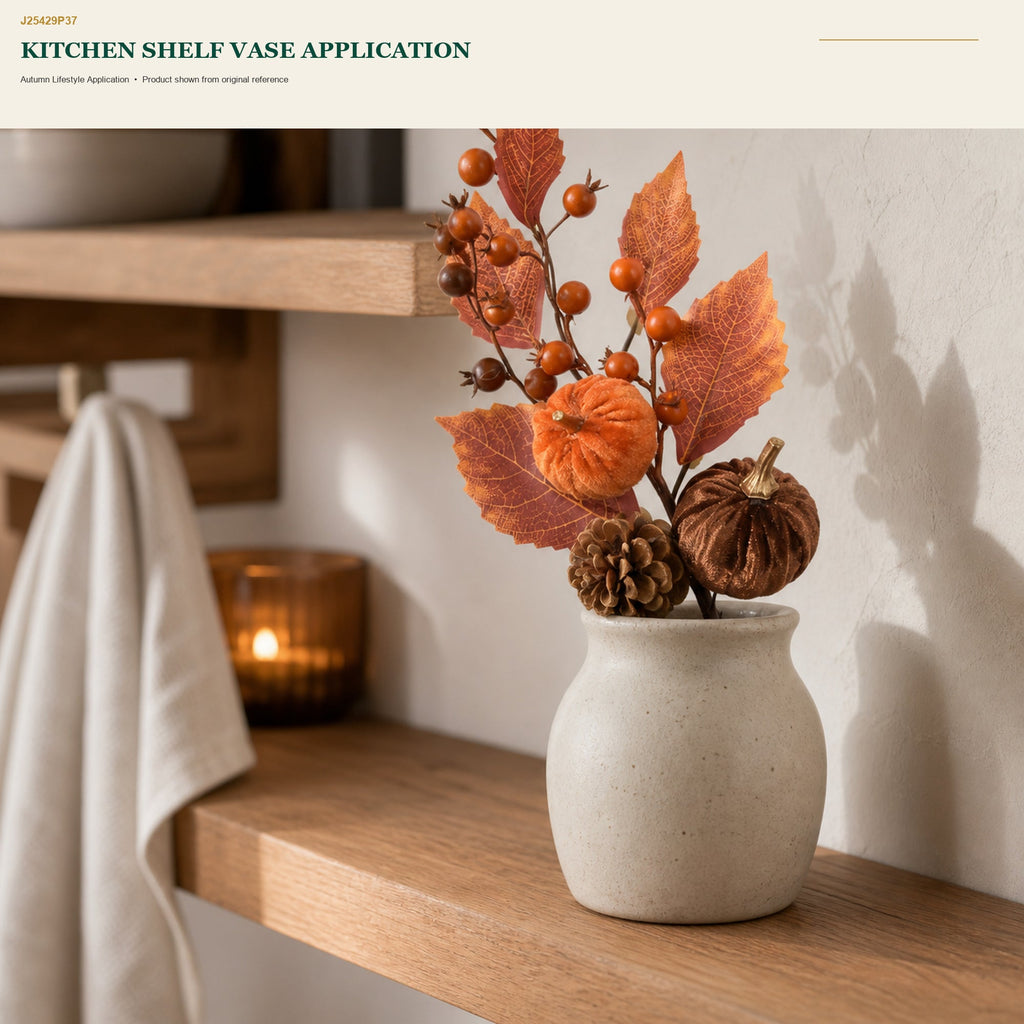 J25429P37 image 5 - Artificial Autumn Decorative Pick