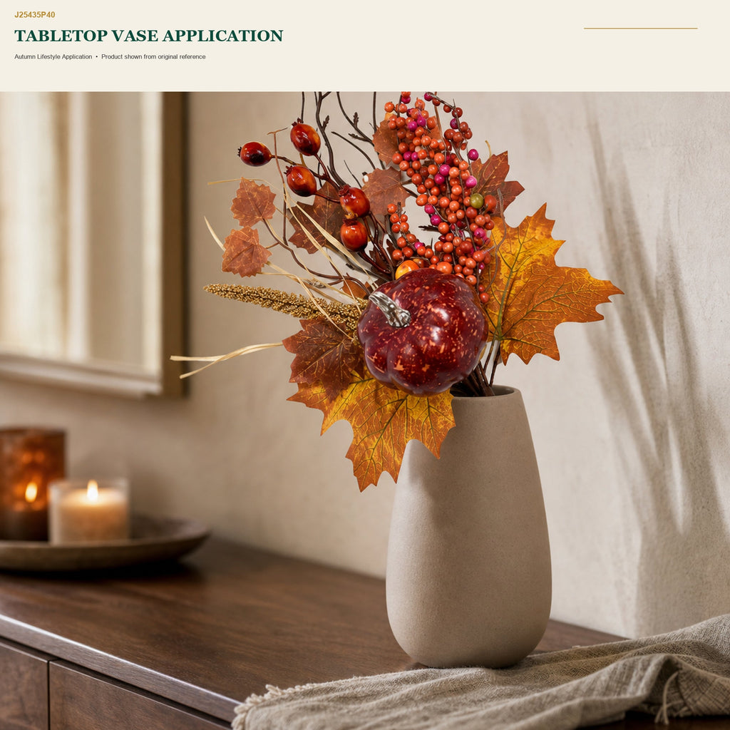 J25435P40 image 5 - Artificial Autumn Decorative Pick