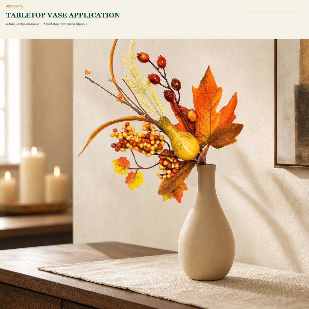 J25436P48 image 5 - Artificial Autumn Decorative Pick