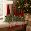 EYB22648 Christmas gnome seasonal tree display