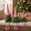 EYB22649 Christmas gnome seasonal tree display