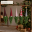 EYB22695 Christmas gnome seasonal tree display