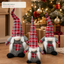 EYB22701 Christmas gnome seasonal tree display