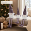 EYB22722 Christmas gnome seasonal tree display