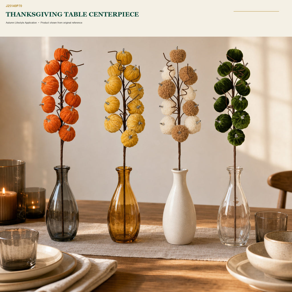 J25140P70 image 6 - Artificial Autumn Decorative Pick