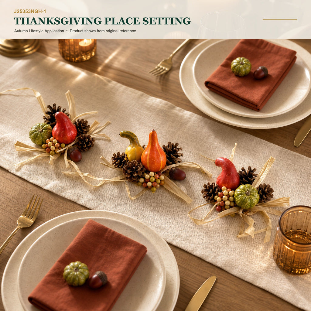 J25353NGH-1 image 6 - Autumn Decorative Ornament Set