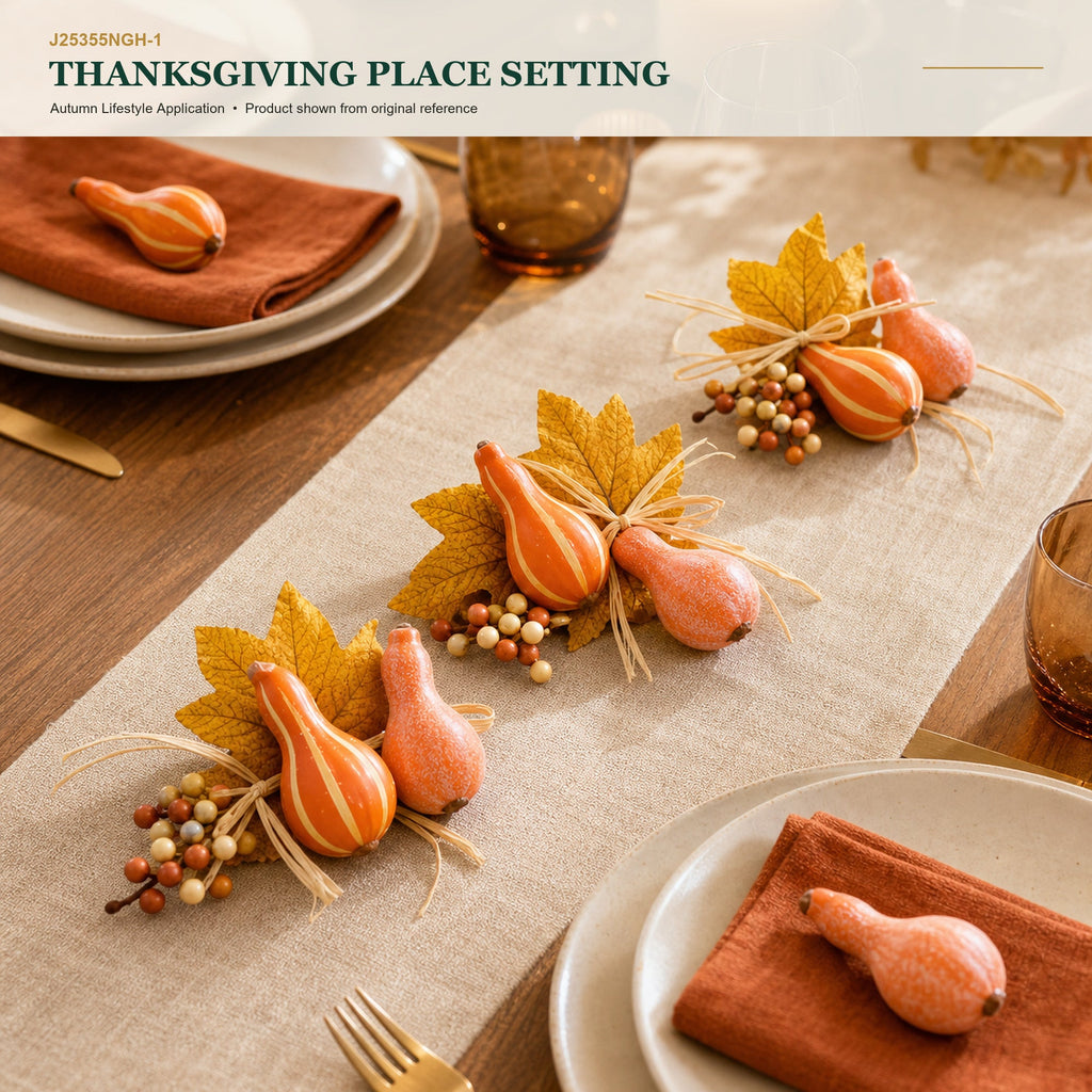 J25355NGH-1 image 6 - Autumn Decorative Ornament Set