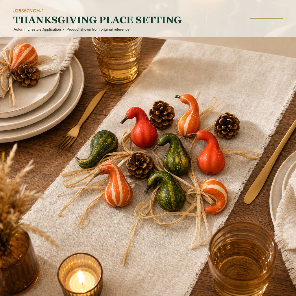 J25357NGH-1 image 6 - Autumn Decorative Ornament Set