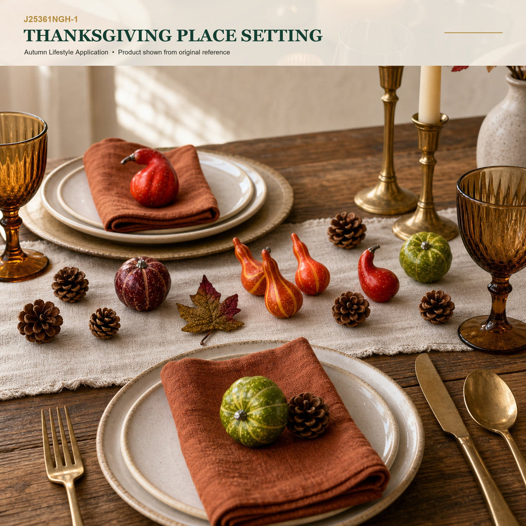 J25361NGH-1 image 6 - Autumn Decorative Ornament Set