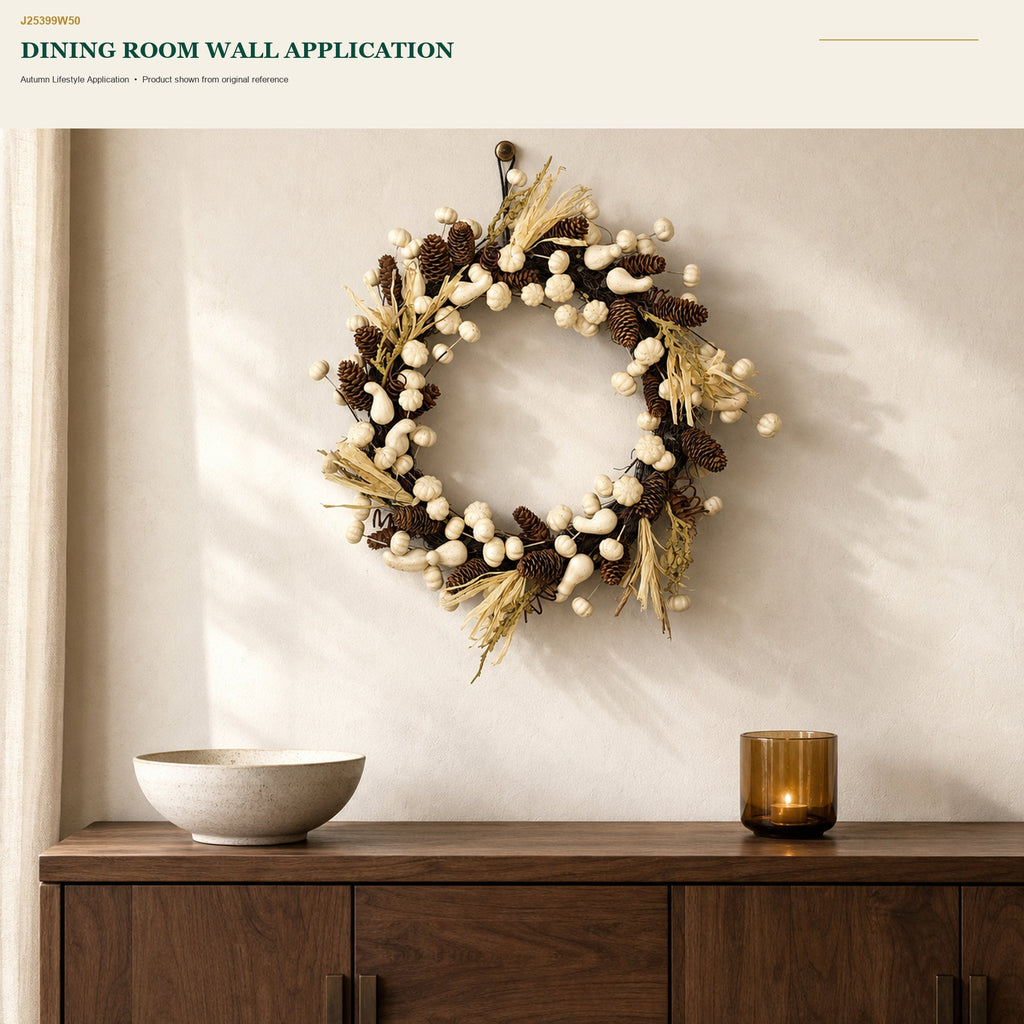 J25399W50 image 6 - Autumn Harvest Wreath