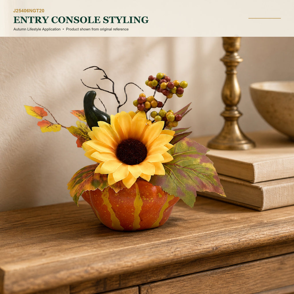 J25406NGT20 image 6 - Autumn Tabletop Arrangement
