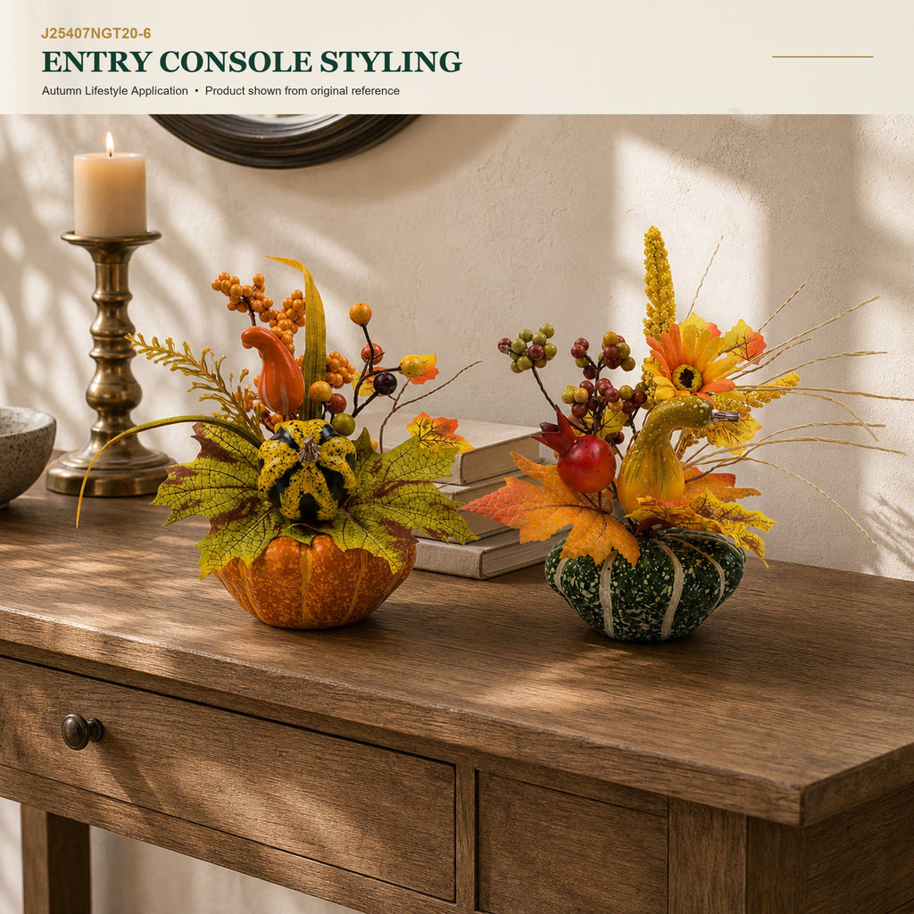 J25407NGT20-6 image 6 - Autumn Tabletop Arrangement