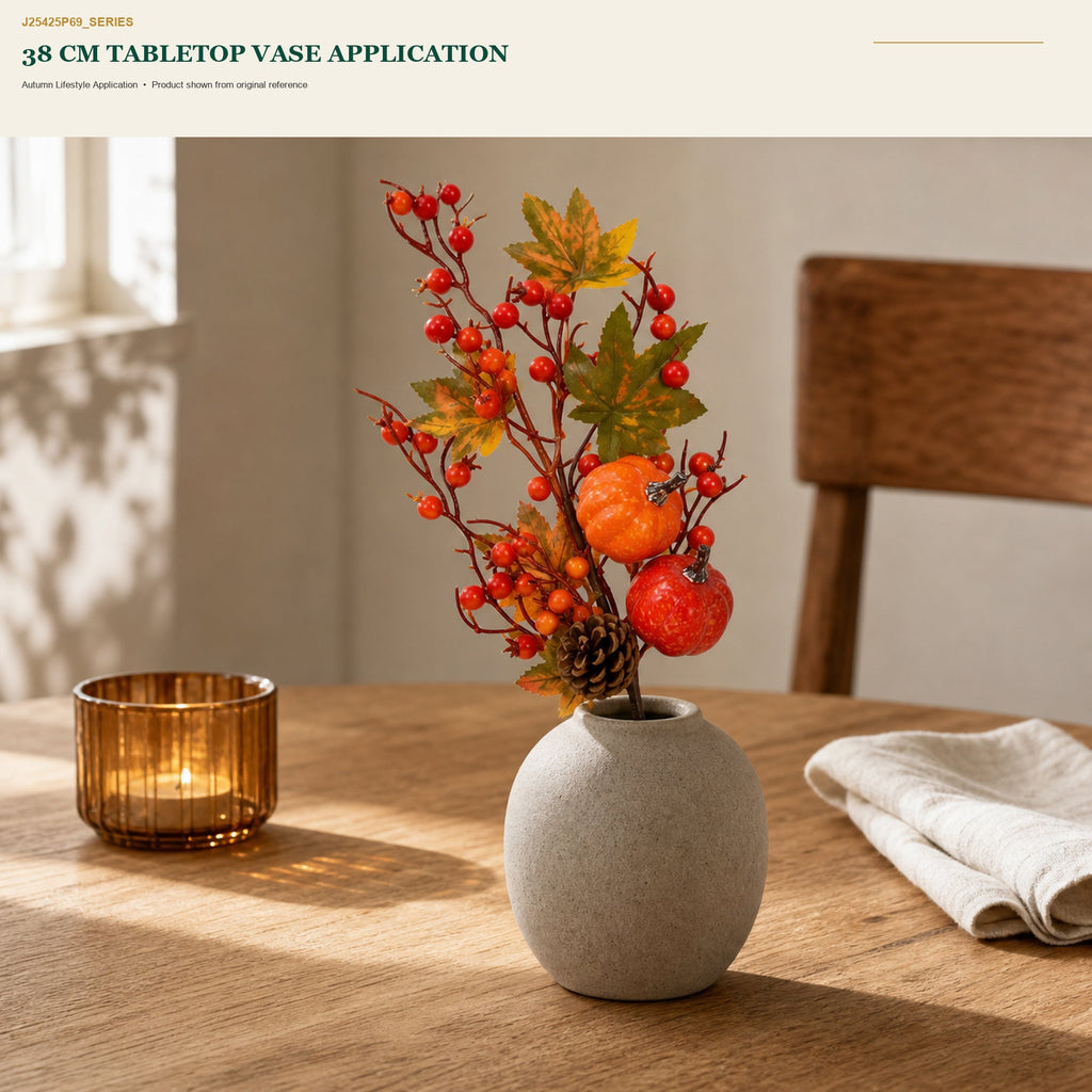 J25425P69 image 6 - Artificial Autumn Decorative Pick