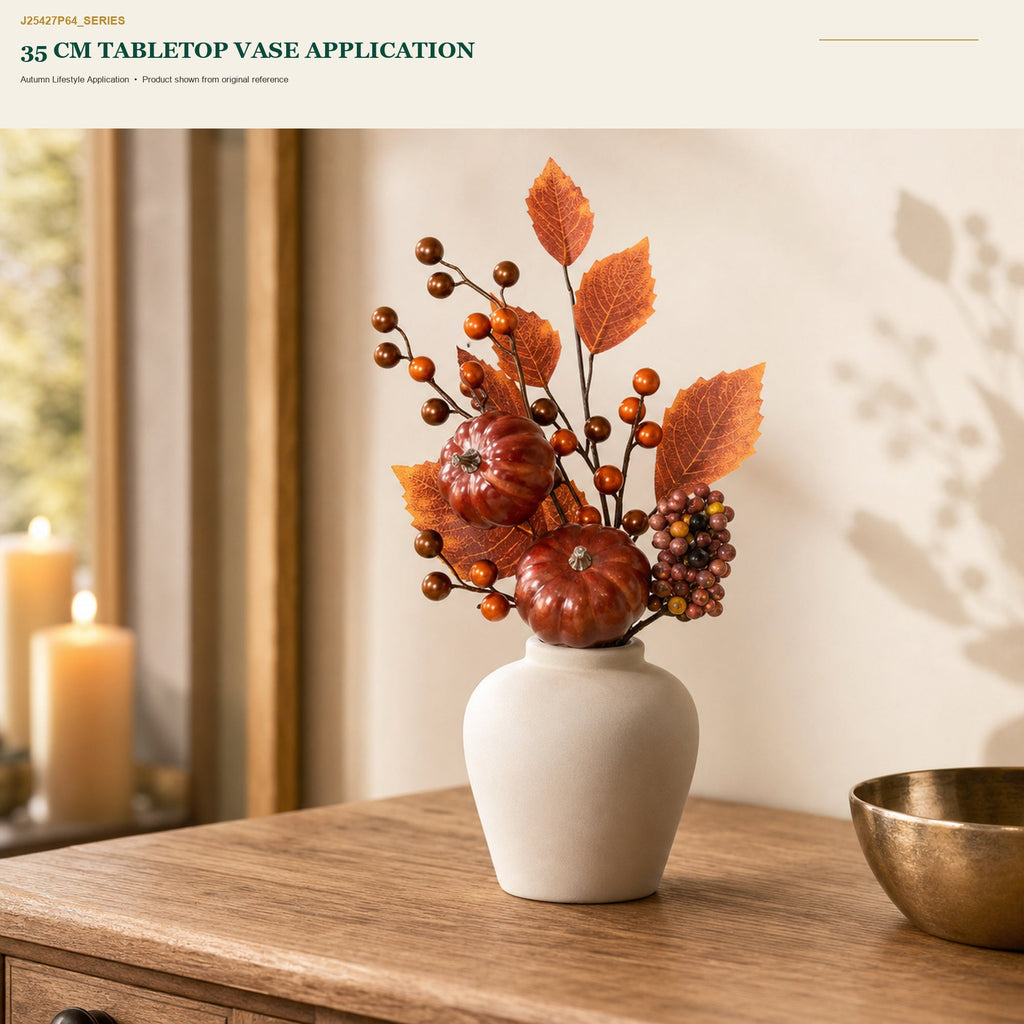 J25427P64 image 6 - Artificial Autumn Decorative Pick