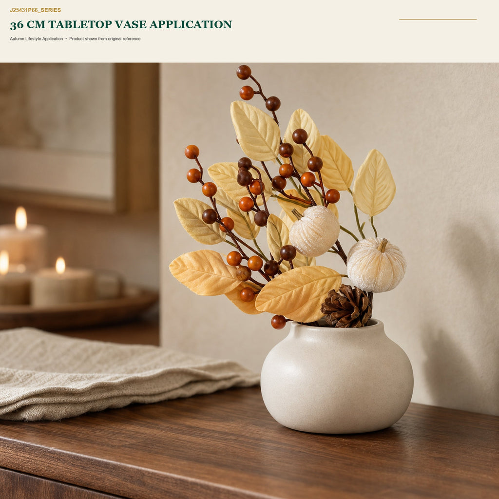 J25431P66 image 6 - Artificial Autumn Decorative Pick