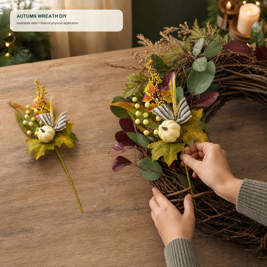 J25432P40 image 6 - Artificial Autumn Decorative Pick